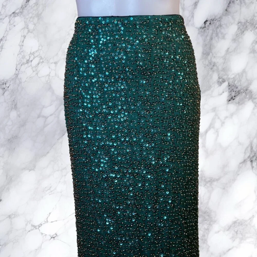 Michael Costello x REVOLVE Ambriela Skirt in Emerald